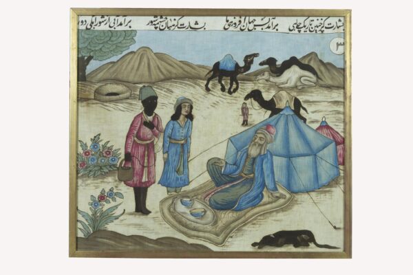 Nine Oriental Paintings on Canvas - Image 5