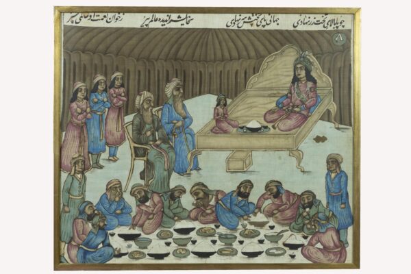 Nine Oriental Paintings on Canvas - Image 8