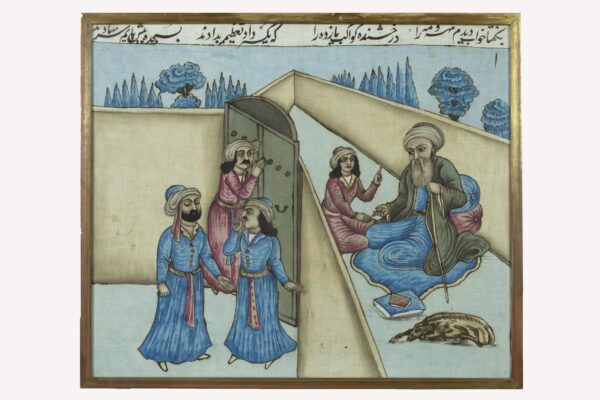 Nine Oriental Paintings on Canvas - Image 7