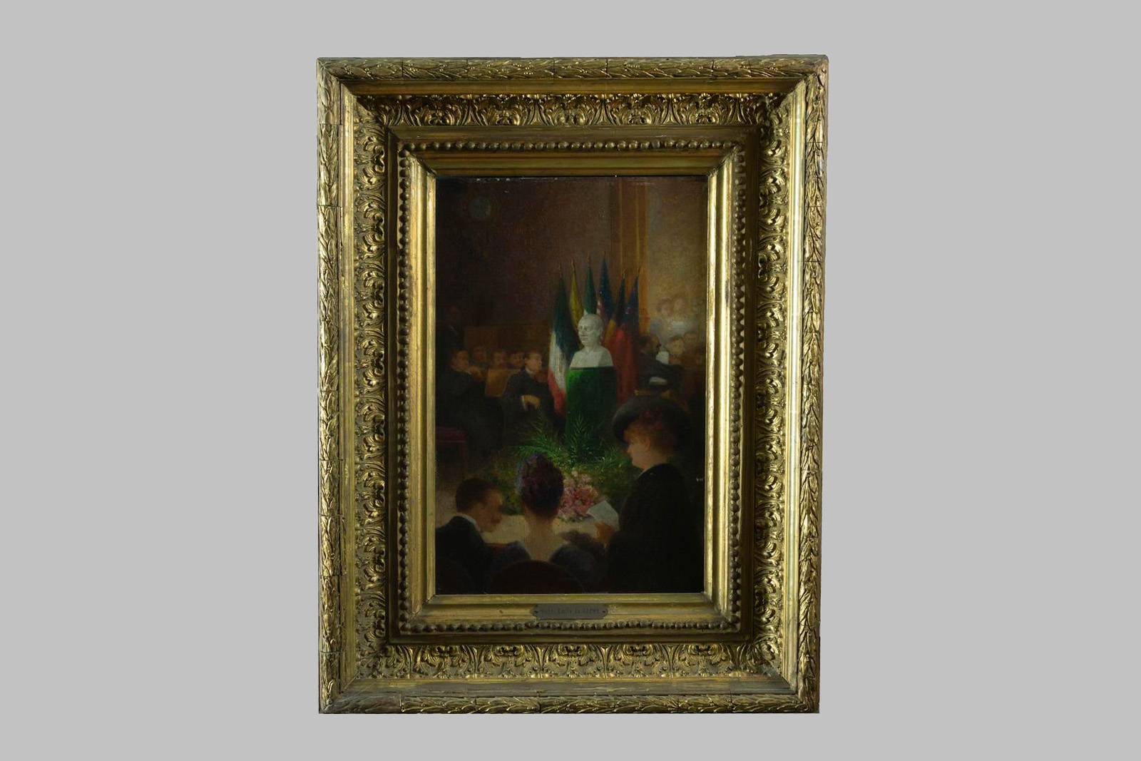 Óleo sobre Tabla de H. Emile de Sachy (Francia, S. XIX/XX)