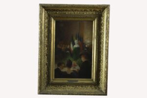 Óleo sobre Tabla de H. Emile de Sachy (Francia, S. XIX/XX)