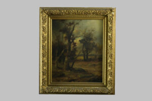 Victorian Oil on Canvas: Landscape