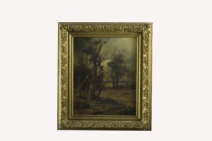 Óleo Victoriano sobre Tela: Paisaje