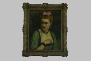 Oil on Canvas: Woman Portrait