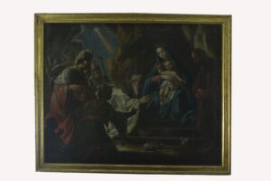 Óleo sobre Tela: La Adoración de los Reyes