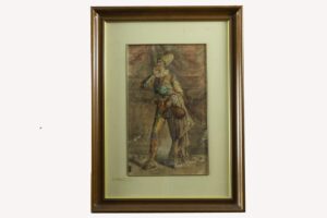 Acuarela de José Denis Belgrano (1844 - 1917)