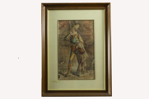 Watercolor Painting by José Denis Belgrano (1844 - 1917)