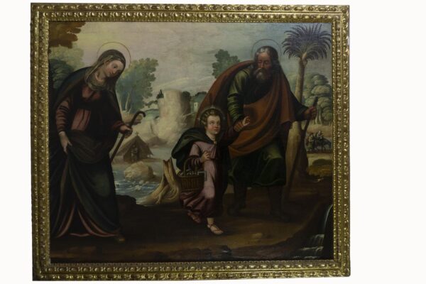 Oil on Canvas: Religious Scene