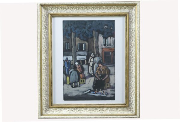 Pintura al Pastel sobre papel de Jean Guindon (1883 - 1976)