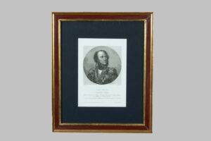 Grabado: Retrato de G. M. A. Brune (1763 - 1815)
