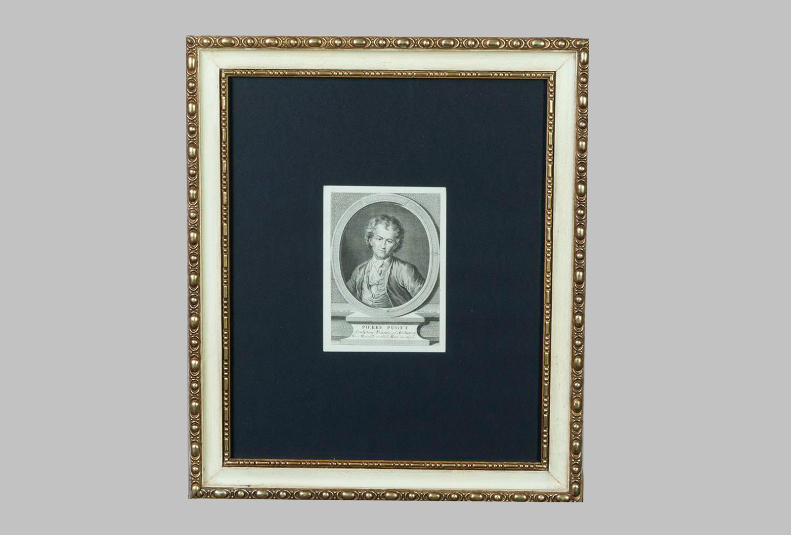 Grabado: Retrato de Pierre Puget (1620 - 1694)