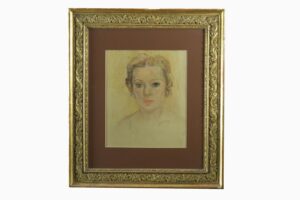 Pastel Painting by Dionís Bennàssar Mulet (1904 - 1967)