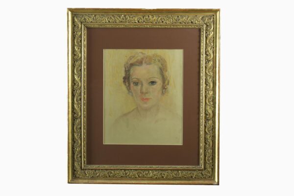 Pastel Painting by Dionís Bennàssar Mulet (1904 - 1967)