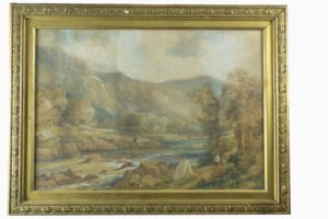 Watercolor by George Law Beetholme (1830 - 1880)