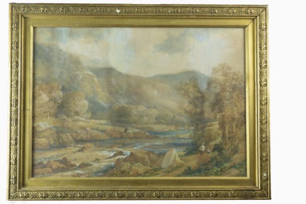 Watercolor by George Law Beetholme (1830 - 1880)