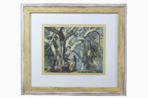 Original Watercolor by G. D. Paul Raj (1914 - 1979)