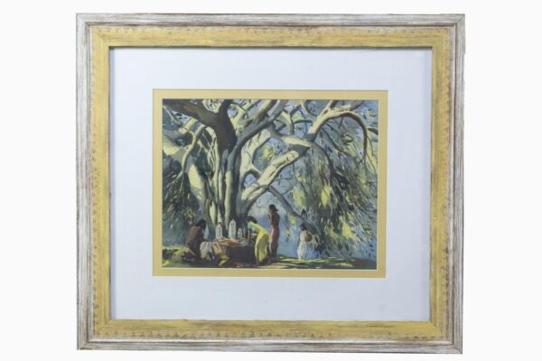 Original Watercolor by G. D. Paul Raj (1914 - 1979)