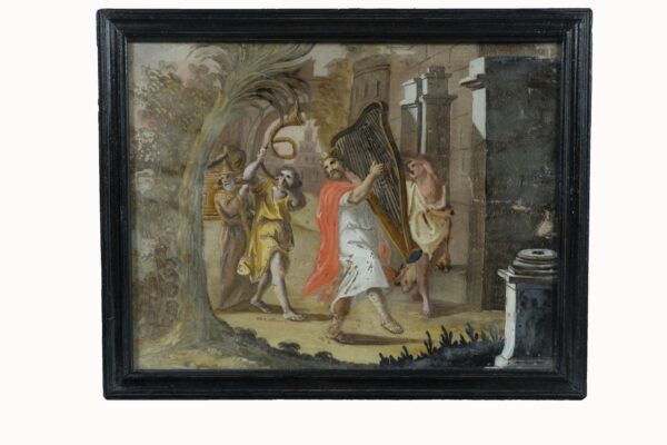 Four Paintings on Glass - Image 2