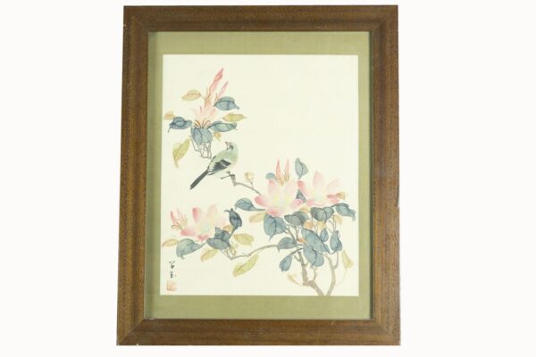 Japanese Watercolor on Silk