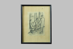 Dibujo a Carboncillo de Juli Ramis (1909 - 1990)