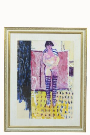 Oil on Cardboard by Roberto Ortuño Pascual (Barcelona, 1953)