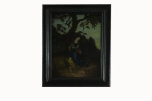 Oil on Panel: Virgin with Child