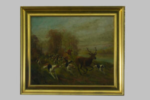 Oil on Canvas: Hunting