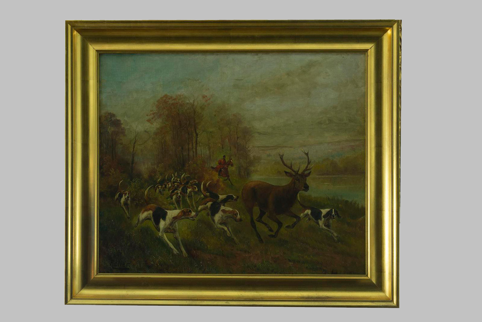 Óleo sobre Tela: Cacería
