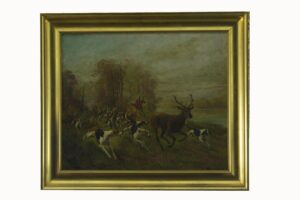 Oil on Canvas: Hunting