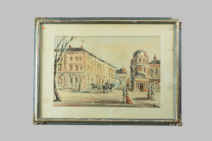 Watercolor by Arturo Souto (1902 - 1964)