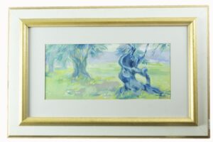 Gouache sobre Cartulina de Andrés Minnocci Herrera (Entre 1900 y 1910 – 1967)