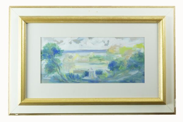 Gouache on Cardboard by Andrés Minnocci Herrera (between 1900 and 1910 – Palma, 1967)