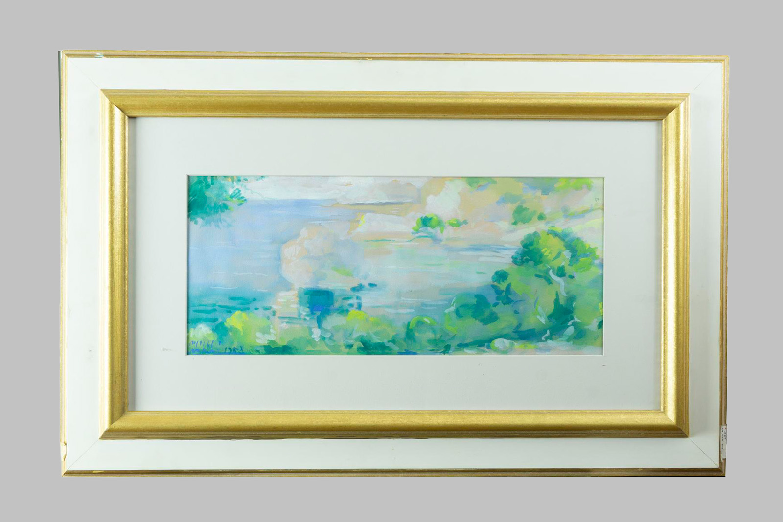 Gouache on Cardboard by Andrés Minnocci Herrera (between 1900 and 1910 – Palma, 1967)