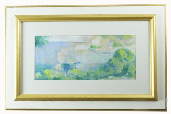 Gouache on Cardboard by Andrés Minnocci Herrera (between 1900 and 1910 – Palma, 1967)