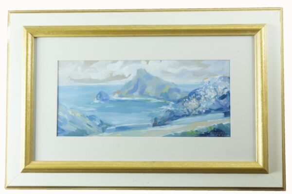 Gouache on Cardboard by Andrés Minnocci Herrera (between 1900 and 1910 – Palma, 1967)