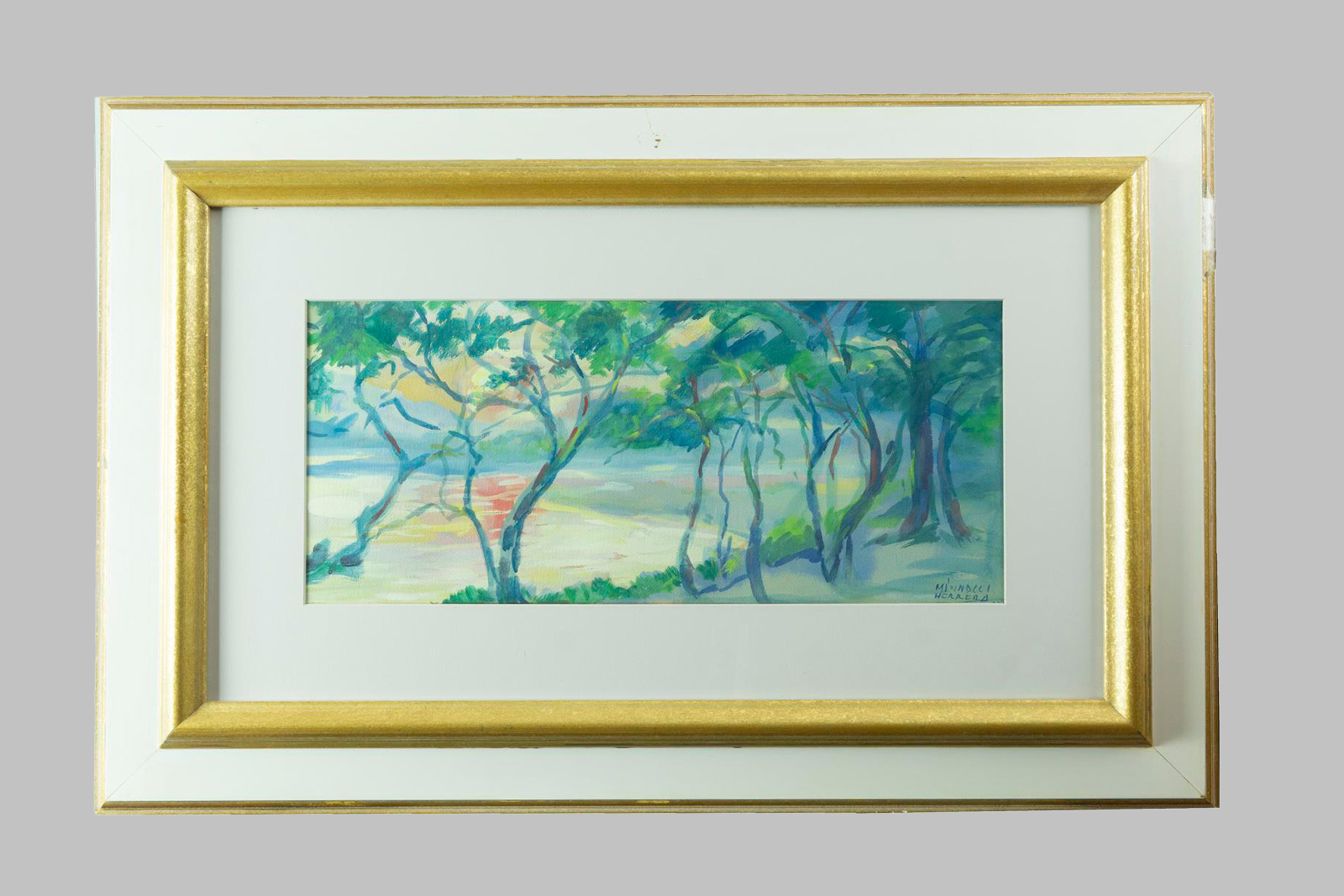 Gouache sobre Cartulina de Andrés Minnocci Herrera (Entre 1900 y 1910 – 1967)