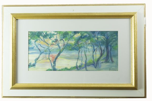 Gouache sobre Cartulina de Andrés Minnocci Herrera (Entre 1900 y 1910 – 1967)