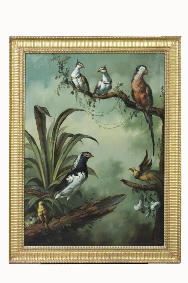 Oil on Canvas: Birds