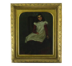 Retrato de Niña – Óleo sobre Lienzo
