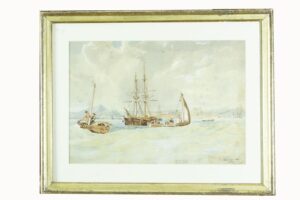 Pintura al Pastel de Van Der Elst