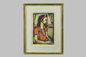 Aguatinta en colores de Georges Rouault (1871 - 1958)