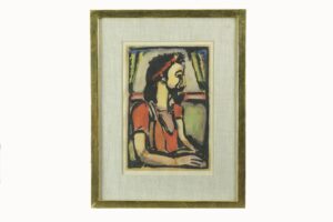 Aguatinta en colores de Georges Rouault (1871 - 1958)