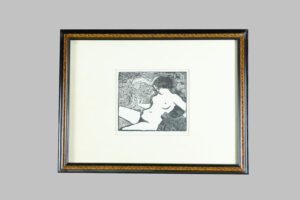 Grabado: Mujer Desnuda