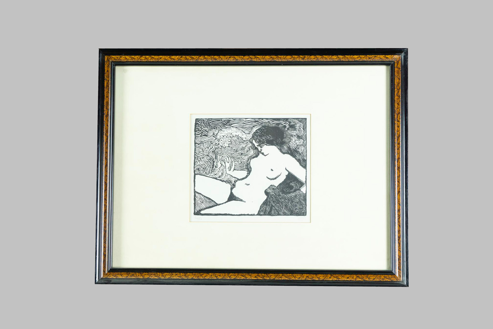 Grabado: Mujer Desnuda