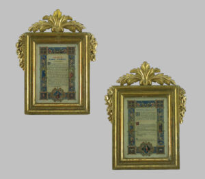 Pair of Elizabethan Frames