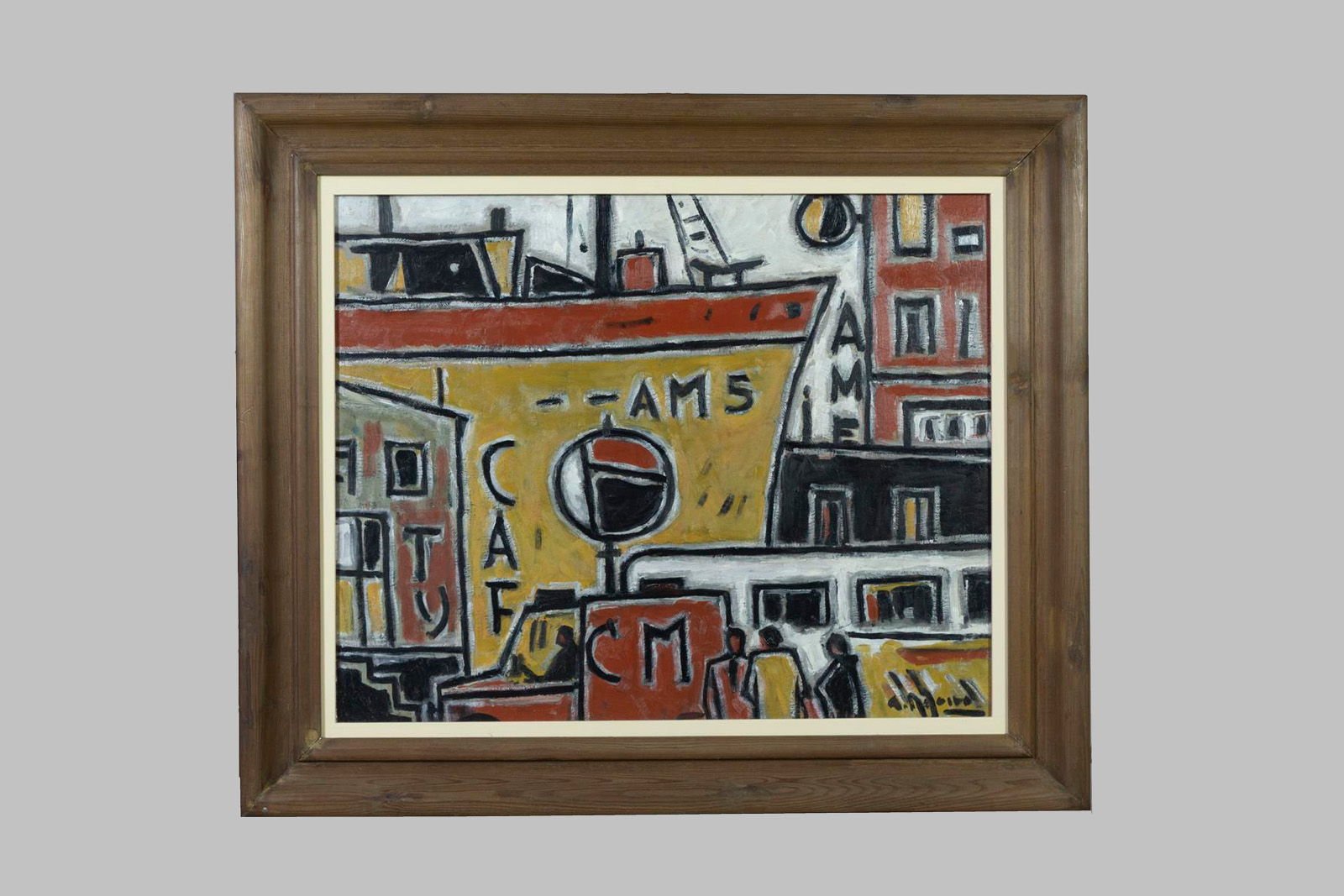 Óleo sobre Tela de Alceu Ribeiro (1919 - 2013)