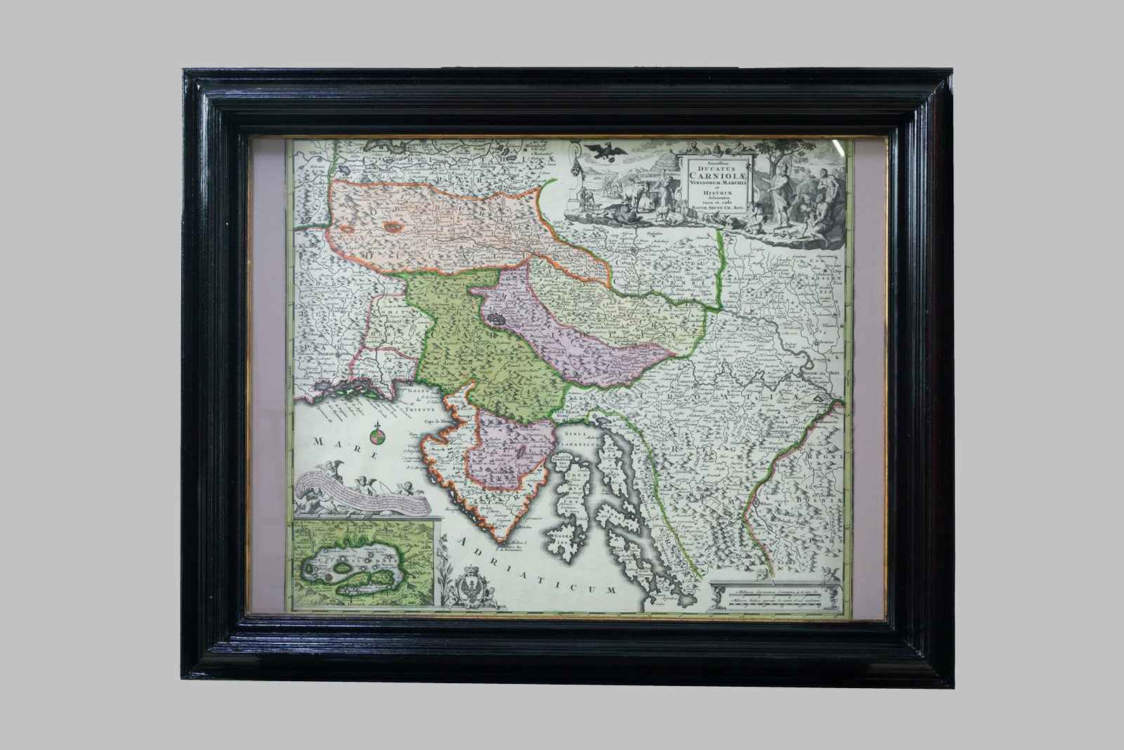 Grabado Iluminado: Mapa