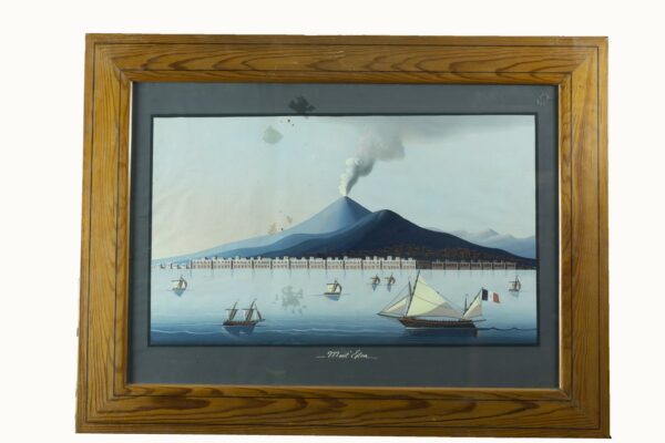 Pareja Gouaches: Volcán Etna