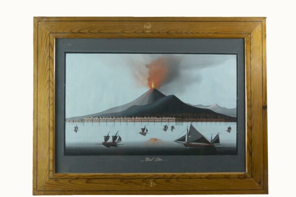 Pareja Gouaches: Volcán Etna - Imagen 2