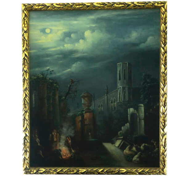 Paisaje Nocturno - Escuela Italiana, finales del siglo XVIII